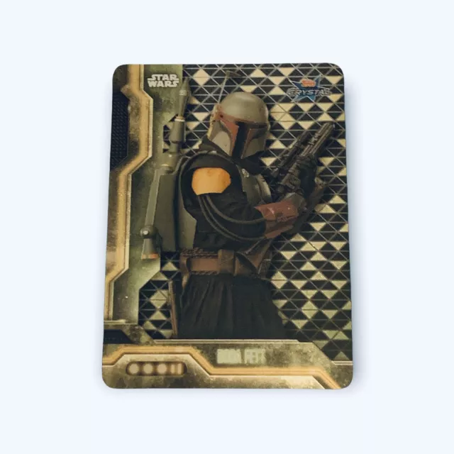 Topps Star Wars The Mandalorian Crystal Card - Boba Fett CR-6