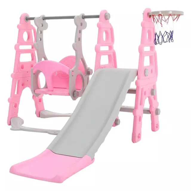 Kids Garden Swing & Slide Set Baby Child Toddler Indoor Outdoor Playground Toy