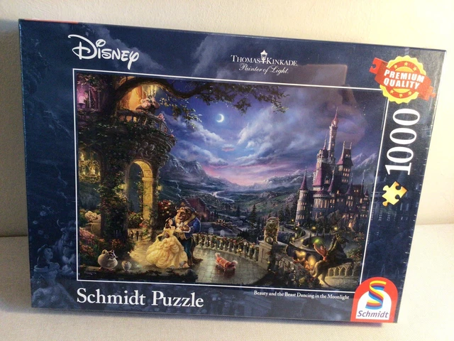 SCHMIDT THOMAS KINKADE Disney Beauty and the Beast Puzzle 1000 Pieces ...