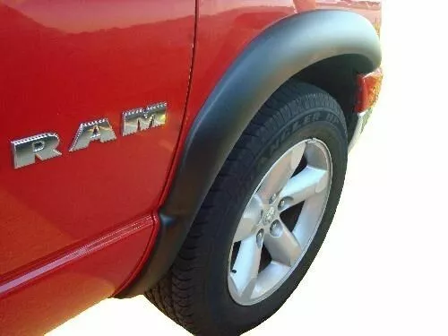 2002-2008 Dodge Ram Factory Style Matte Black Fender Flares Set of 4 Paintable