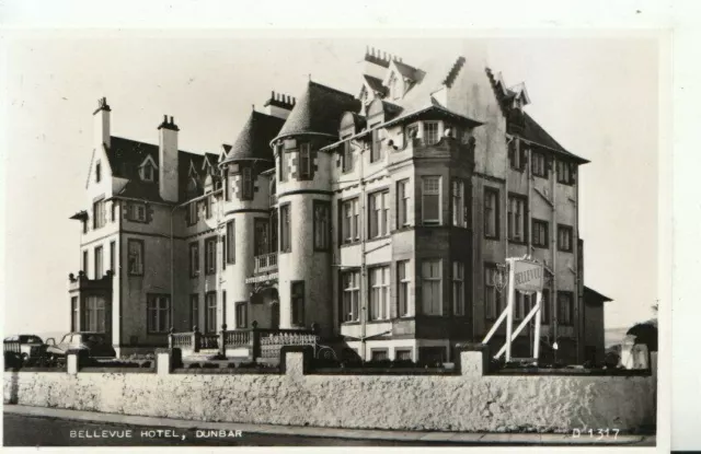 Scotland Postcard - Bellevue Hotel - Dunbar - RP - Now Demolished - Ref 11383A