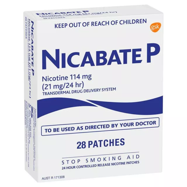 Nicabate P 28 Patches (21 mg/24 hr)