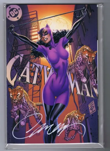 J Scott Campbell SIGNED Catwoman 80th Anniversary JSC SEALED GGA 2020 DC Comics