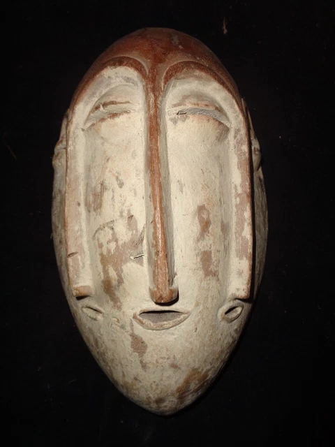 Arte tribal africano máscara de aleación fina 28 cm