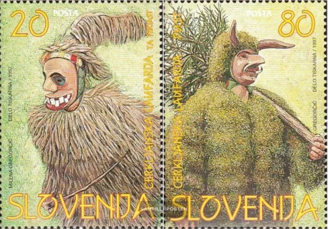Slowenien 173-174 (kompl.Ausg.) postfrisch 1997 Faschingskostüme