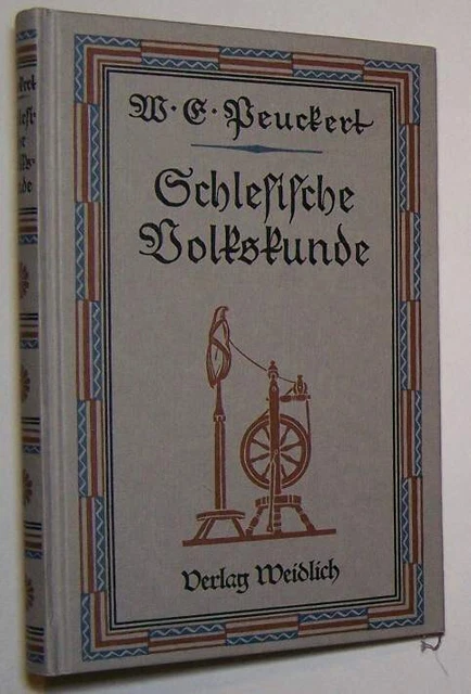 SCHLESISCHE VOLKSKUNDE 1928 Schlesien Oberschlesien Niederschlesien ...