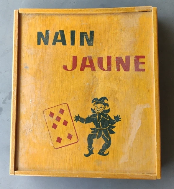 Ancien Jeu de Nain-Jaune en bois - Jeux & Jouets