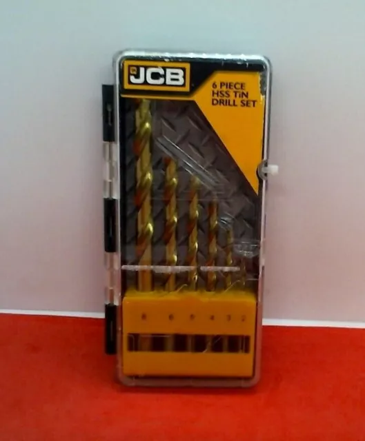 JCB HSS TIN Mixed Drill Bit Set 6 Pieces Of 6 9.99 PicClick UK