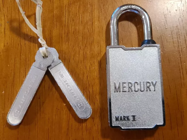 Mercury Mark II Magnetic Padlock Vintage lock. Classic, Lock, Locksmith, Key