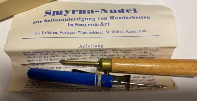 smyrna-nadel zur Selbsanfertigung von Handarbeiten nach Smyrna-Art