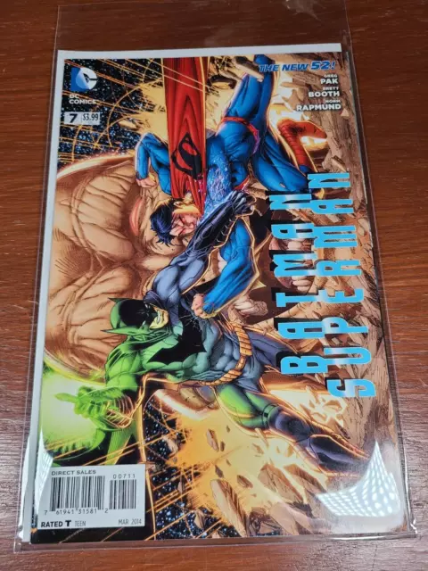Batman Superman #7 (New 52 DC Comics) 1st Print NM/ M Bagged/ Boarded