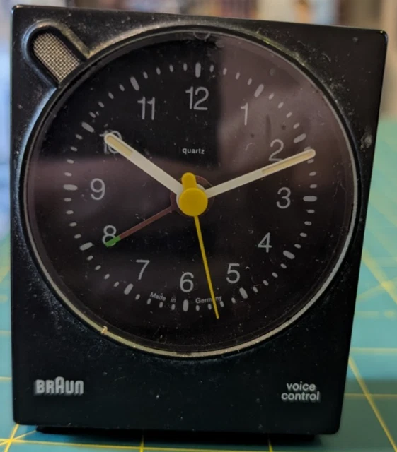 インテリア時計 BRAUN voice control 4745 AB40vsl MOMA BRAUN VOICE CONTROL Alarm Clock Type 4745 / AB 40 vsl £9.99