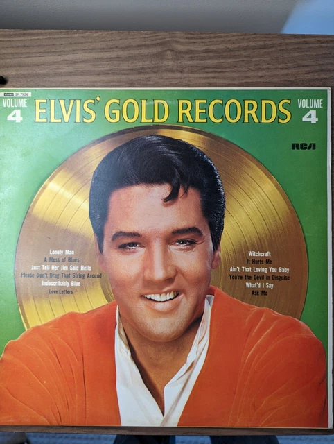 ELVIS PRESLEY ELVIS Gold Records Vol 4 LP, RCA Victor LSP 3921, 1976 ...