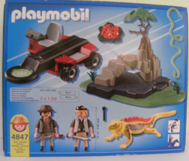Playmobil Schatzsucher mit Metalldetektor 4847 Neu & OVP Dinosaurier Dino Schatz 2