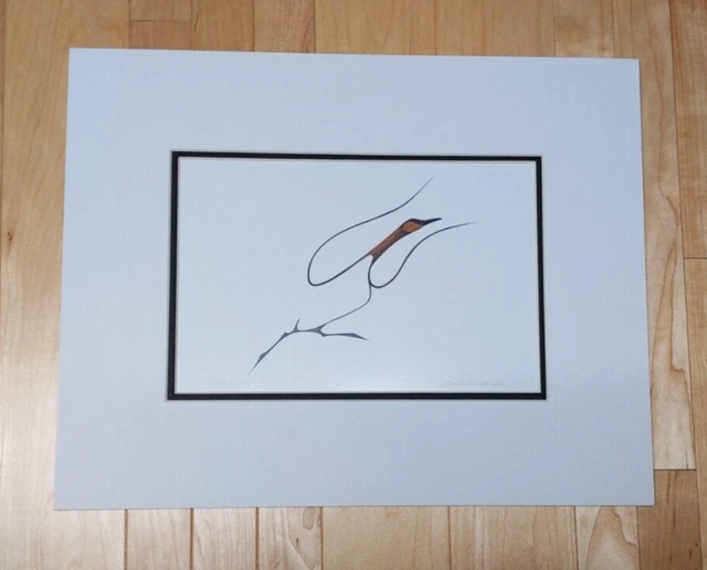 Wait For Me by Benjamin Chee Chee 11"x14" Matted Art Print Ojibway Native