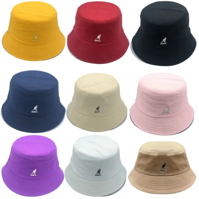 Classic Kangol Bucket Hat Cotton Men Women Casual Flat Top Hat Outdoor Sport Cap