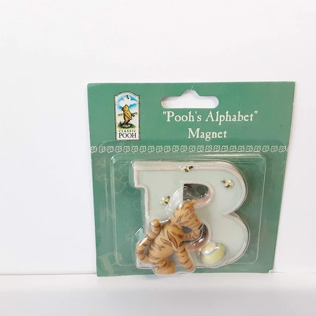 Disney Winnie The Pooh Fridge Magnet Classic Pooh's Alphabet Letter B - NEW