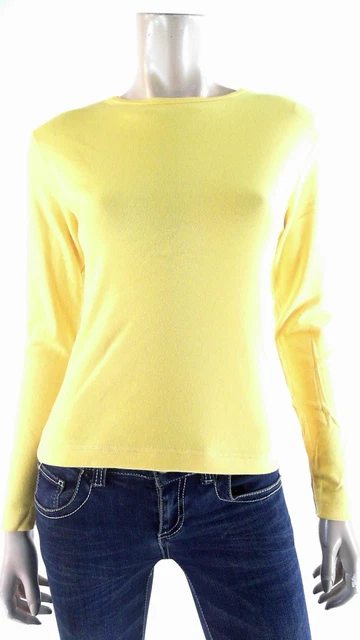 Designer Girls size XL Shirt Yellow Solid Long Sleeve Kids Childrens Sale DEALS