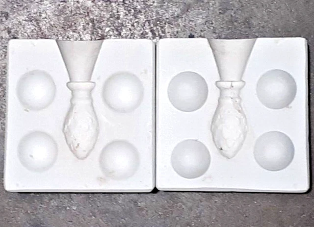 Small Pinecone Ornament- Marked 3W-1026 Plaster Slip Casting Mold