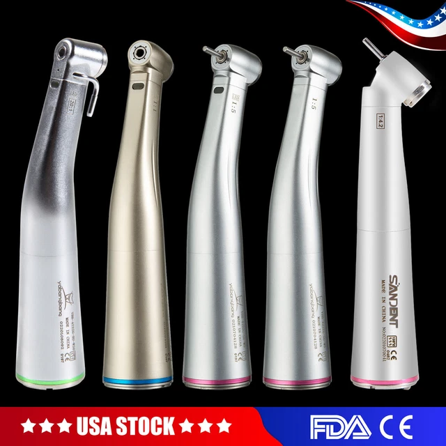 NSK Style Dental 1:5 1:4.2 1:1 20:1 Implant Fiber Optic Contra Angle Handpiece