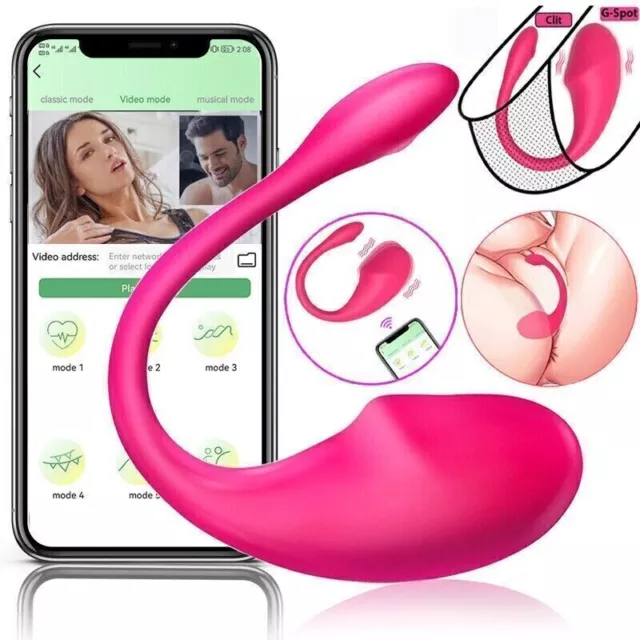 Vibromasseurs Feminin Clitoridien Bullet Vibrateur Télécommandé pour Femme APP