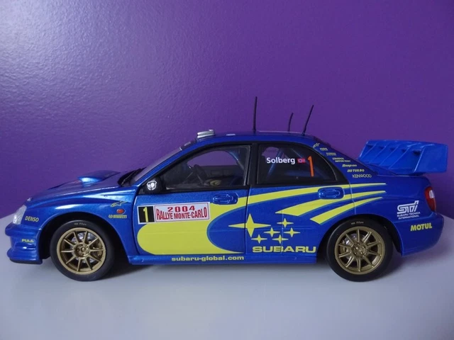 2002 Subaru Impreza WRC P. solberg Rally de Monte Carlo, Hobbies & Toys, Memorabilia & Collectibles, Vintage Collectibles on