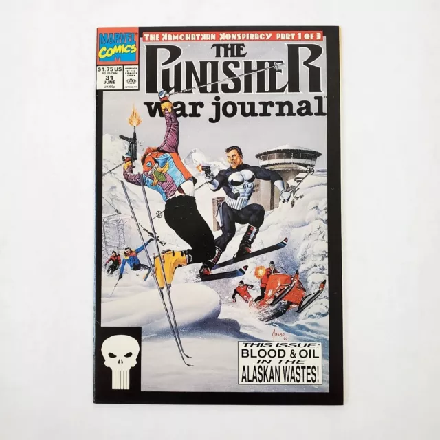 Punisher War Journal #31 (1988 Series) Direct Vol. 1 Marvel Comic Book June 1991