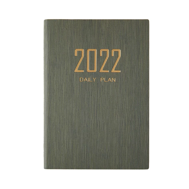 Plan-Notizbuch, einfach zu schreiben, tragbar, Terminkalender 2022, Zeitplaner,