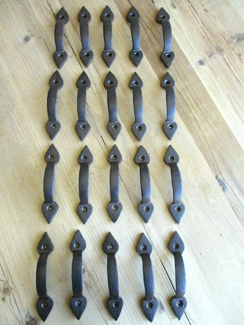 20 Rustic Gate Drawer Handles Long Pulls Door Restoration Kitchen Cabinet 4 3/4"