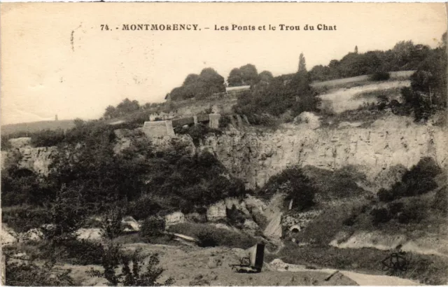 CPA Montmorency Les Ponts et le Trou du Chat (1340038)