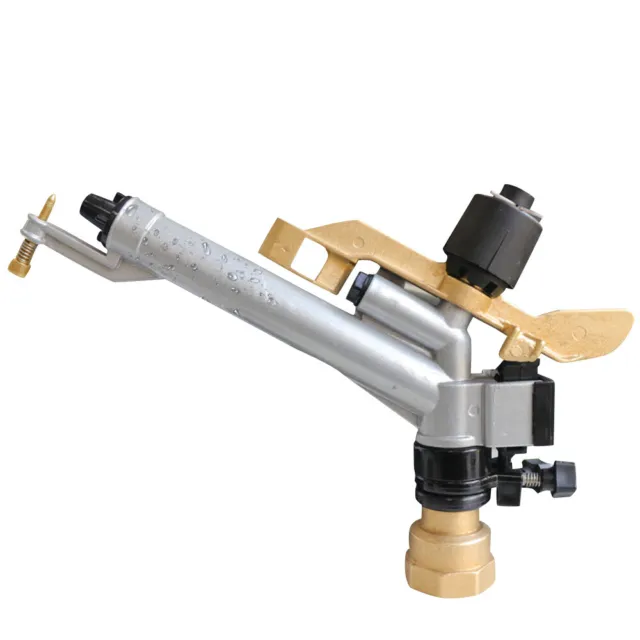1.5" Adjustable Rain Spray Gun Impact Irrigation Water System 360° Sprinkler Gun