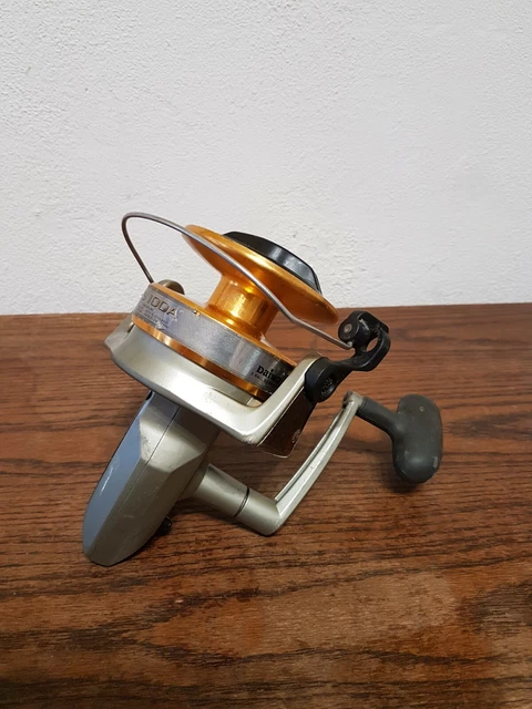 Moulinet De Pêche Daiwa GS-9 – Vintage, Doré – Pour Pêche En Mer – Occasion Fonctionnel