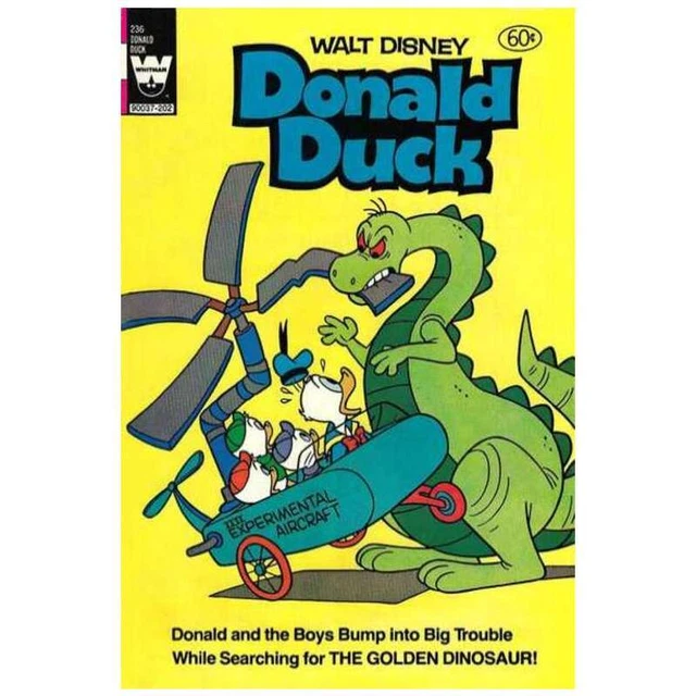 Donald Duck (1940 series) #236 White Logo Variant in VF + cond. Dell comics [i{