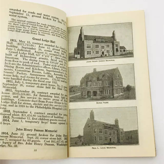 Annals Of The Masonic Homes Lancaster County Pennsylvania 1925 VTG Freemasonry