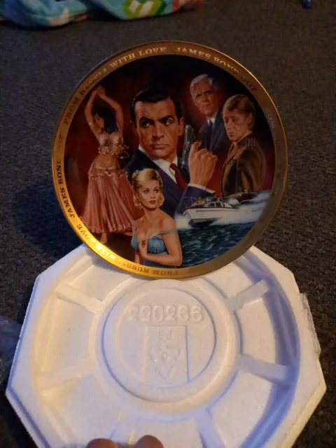 James Bond From Russia With Love Franklin Mint Plate