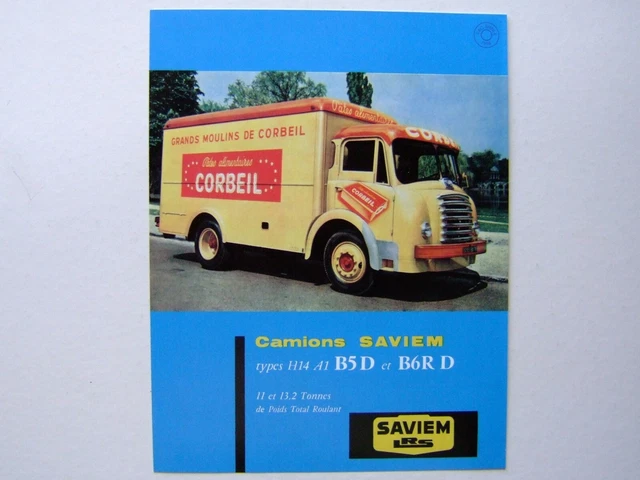 Catalogue, brochure, camion, truck, Saviem LRS, Latil H 14, 1952, fac similé CU