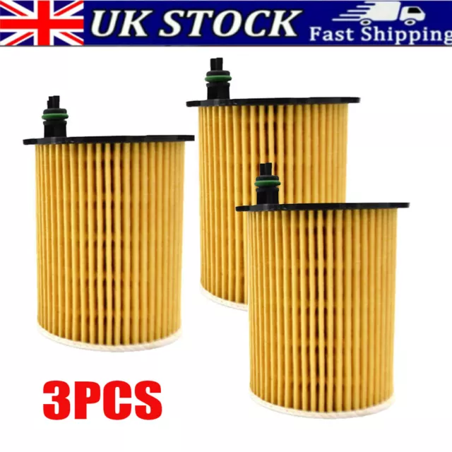 3x Oil Filter For Ford Focus Fiesta Fusion Mondeo Galaxy 1.4 1.5 1.6 TDCi Diesel