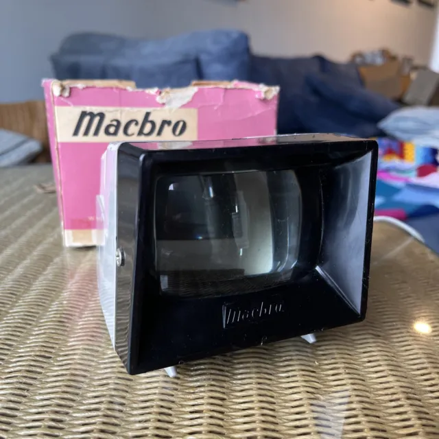 Vintage Macbro Slide Viewer in Original Box Tested
