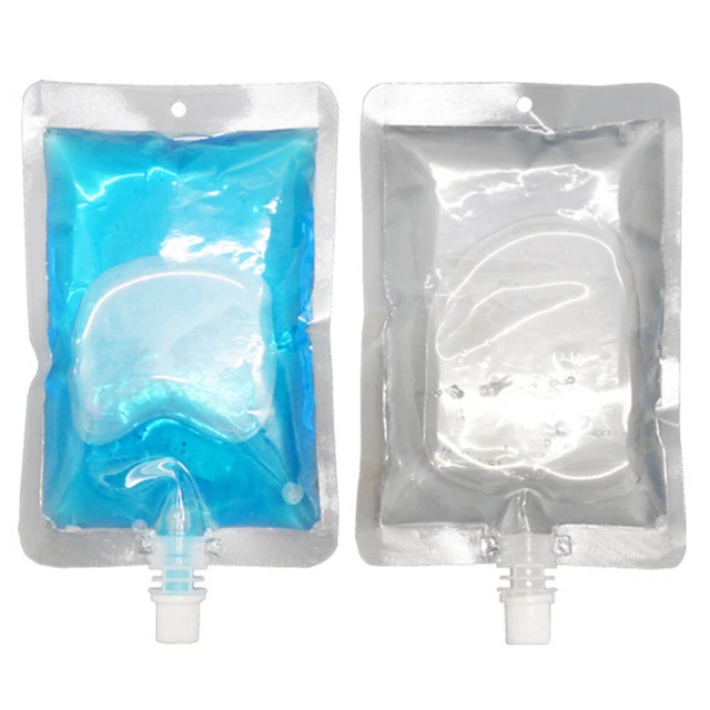 20 Pcs IV Blood Container Liquid Beverage Bag Smoothie Containers Suction Bag