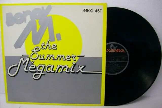 12" Boney M---The Summer Mega Mix (Fr. Press.)