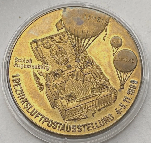 1989 East Germany Air Mail Exhibition souvenir Token,5455