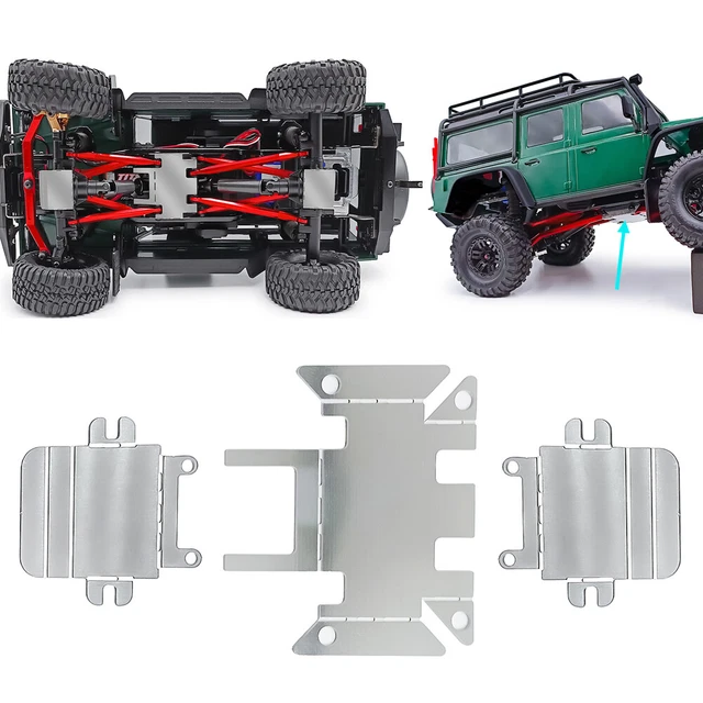 1/18 RC Car Axle Protector Chassis Armor Skid Plate for TRX4M Defender Bronco