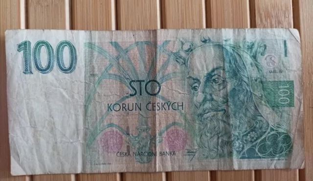 Geldschein 100 Korun Tschechien