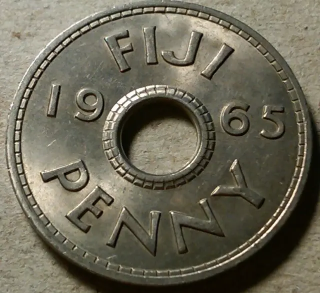 Fiji penny 1965