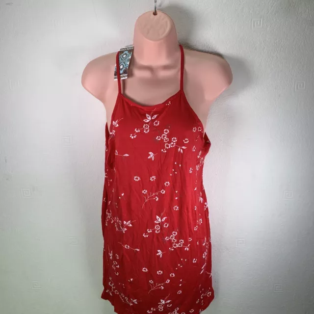 Boohoo Petite Francesca Floral Shift Dress, Size UK 14, Red, RRP £22