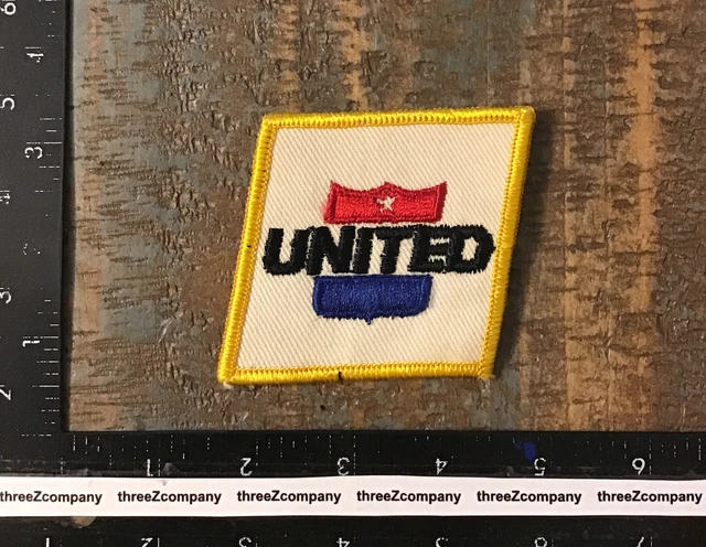 Vintage UNITED AIRLINES Company Logo Sew-On Patch Twill