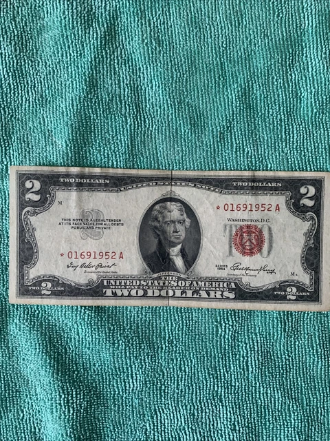 $2 United States Note Series 1953 STAR NOTE