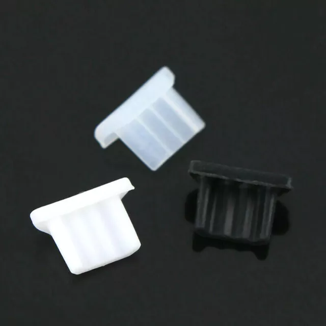 3x Micro-USB Port Anti-Dust Waterproof Plug Cover Stopper Silicone Universal