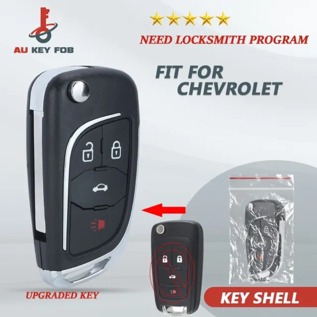 upgraded Remote Key Shell Fob for Chevrolet Camaro 2010 2012 2013 2014 2015 2016