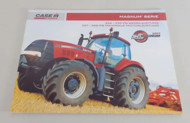 Prospectus / Brochure Housse IH Tracteur Magnum Série 224 - 335 Ps De 04/2009